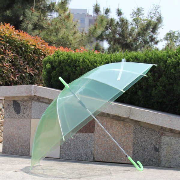 Multi-colored Transparent Umbrella - 图片 3