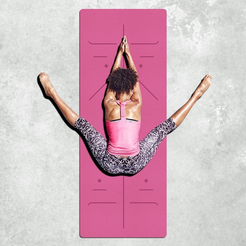 Three-Layer Non-Slip Natural Rubber Yoga Mat - 图片 3
