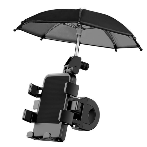Shockproof And Rainproof Bike Cell Phone Holder with Small Umbrella - 图片 3