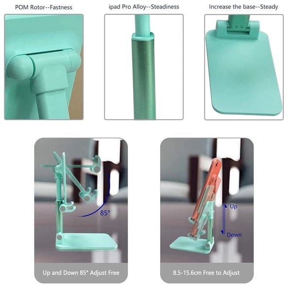Portable Folding Metal Mobile Phone Stand - 图片 3