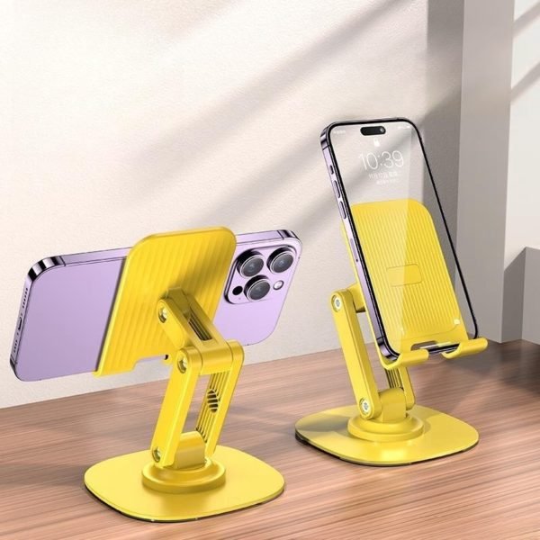 Multicolor Plastic ABS Rotatable Phone Holder With Silicone Non-slip Pad - 图片 3