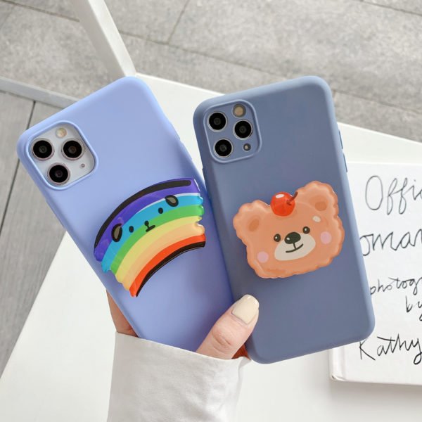 ABS Collapsible Phone Stand with Custom Epoxy Cover - 图片 3