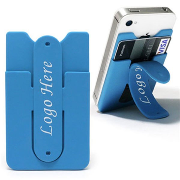 Silicone Phone Stand with Card Holder - 图片 3