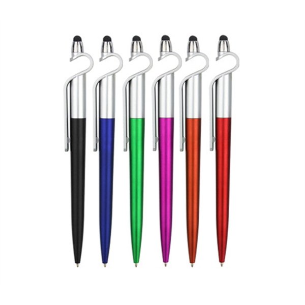 Stylus Ballpoint Pen with Phone Stand - 图片 3