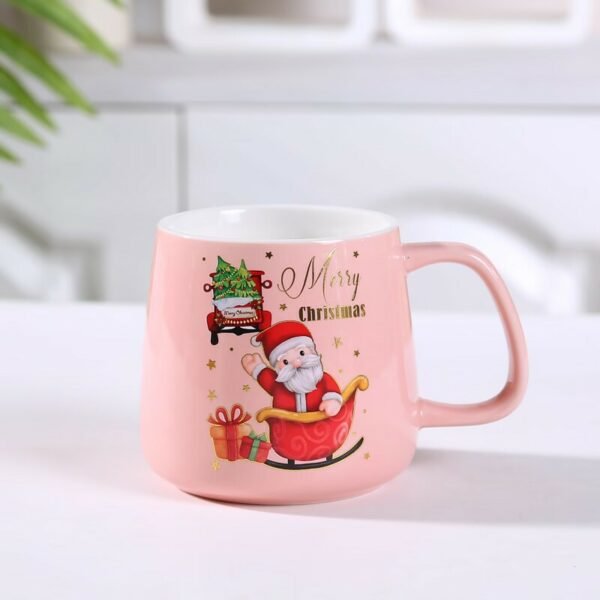 Joyful Christmas Ceramic Mug - Image 3
