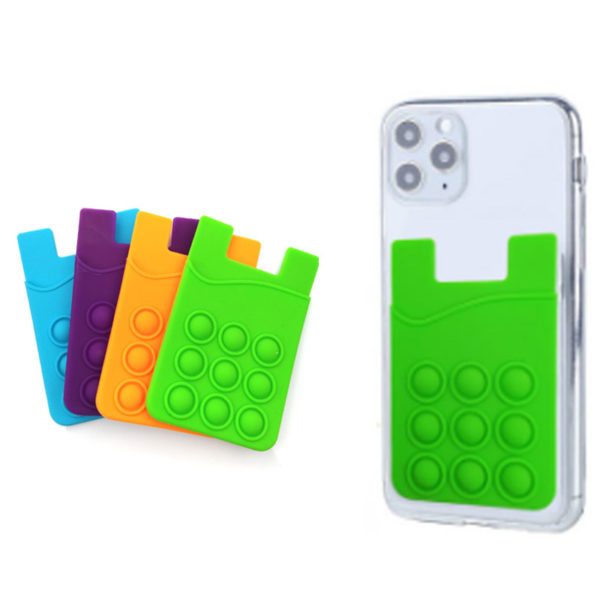 Popper Stress Ball Silicone Phone Wallet - 图片 3