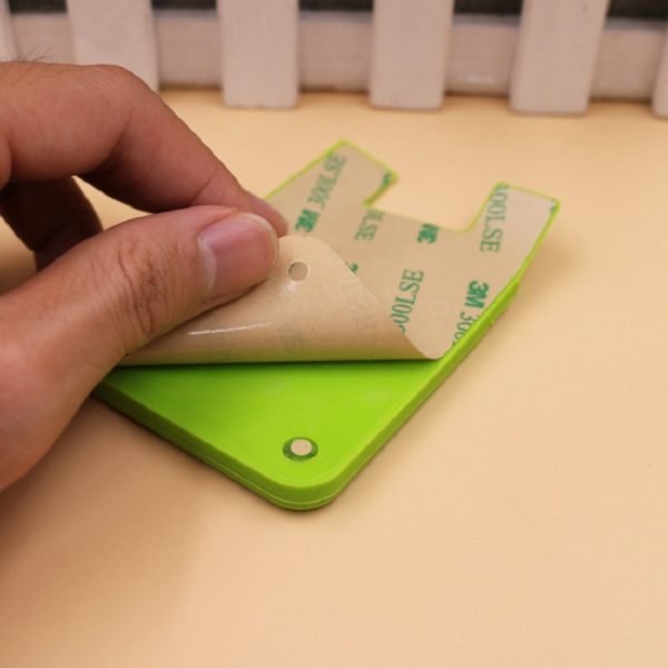 Dual Pockets Silicone Cell Phone Wallet - 图片 3