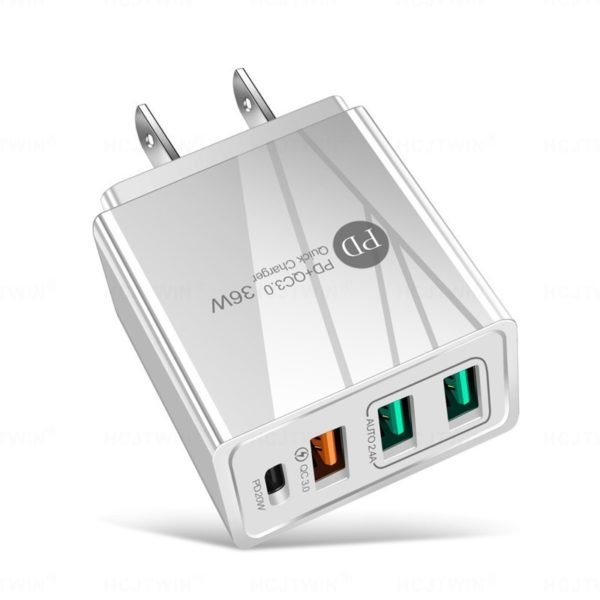 PD36W U.S.&EU Standard Multi-port Mobile Phone Charger - 图片 3