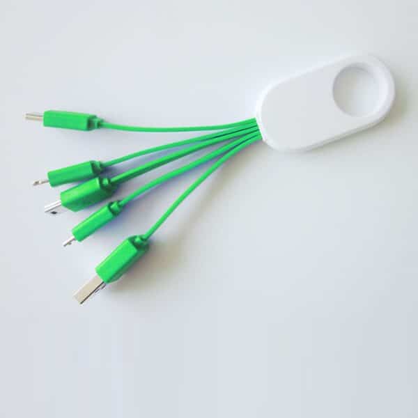 Colorful Spaghetti 5-in-1 Charging Cable - 图片 3
