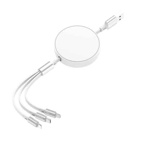 Custom Stretchable 3 in 1 Fast Charging Cable - 图片 3