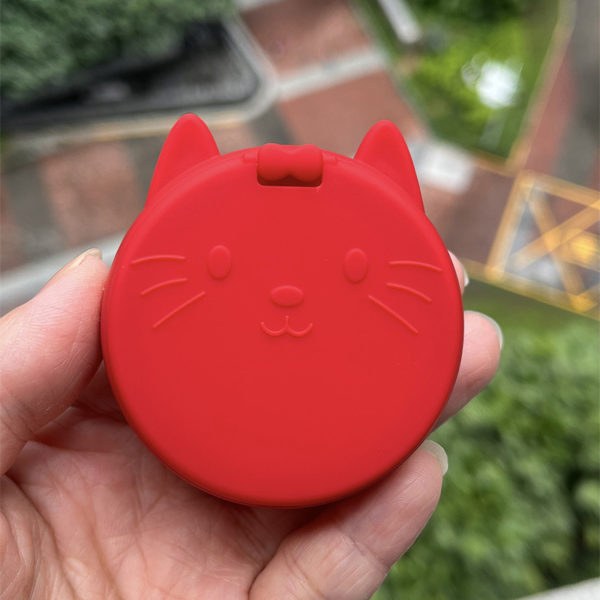 Cat Shaped 3-in-1 Retractable Charging Cable With Make-up Mirror - 图片 3