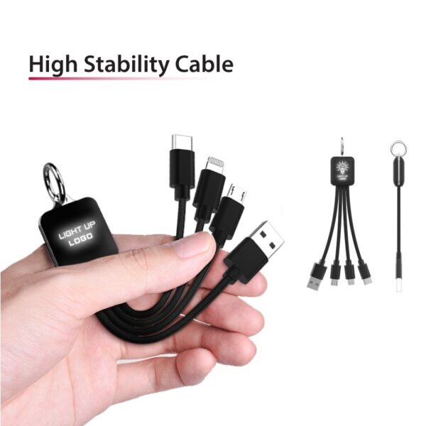 Luminous LED USB Cable Charging Wire Phone Data - 图片 3