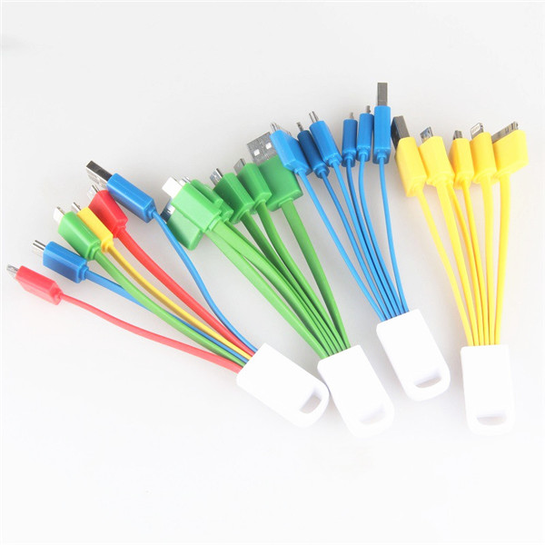 Multi-function 6 in 1 Charging Cable Keychain - 图片 3