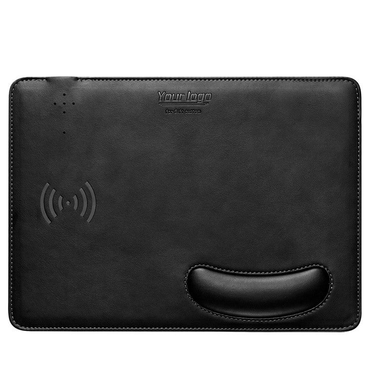 PU Leather Wrist Rest Mouse Pad - 图片 3