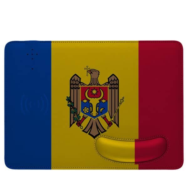 Custom Colorful Wireless Charging Mouse Pad with Wrist Rest - 图片 3