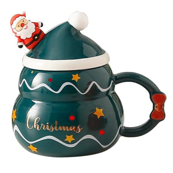 Gourd-Shaped 15-Ounce Snowman Mug - 图片 3