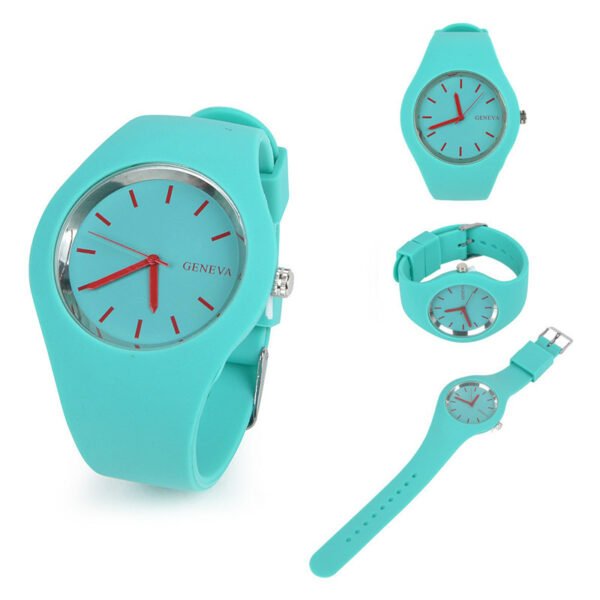 Unisex Multiple Colors Silicone Digital Watch - 图片 3