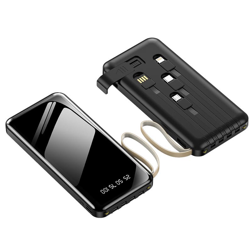 Portable Fast Charging 10000mAh Power Bank with Lanyard - 图片 3