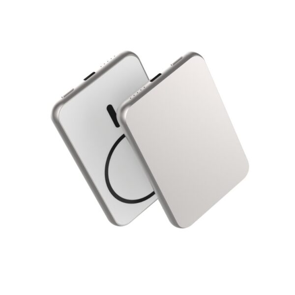 Double-Sided Color Printed Aluminum Alloy Magnetic Wireless Power Bank - 图片 3