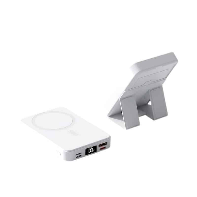 Creative Sturdy Stand Wireless Magnetic Power Bank - 图片 3
