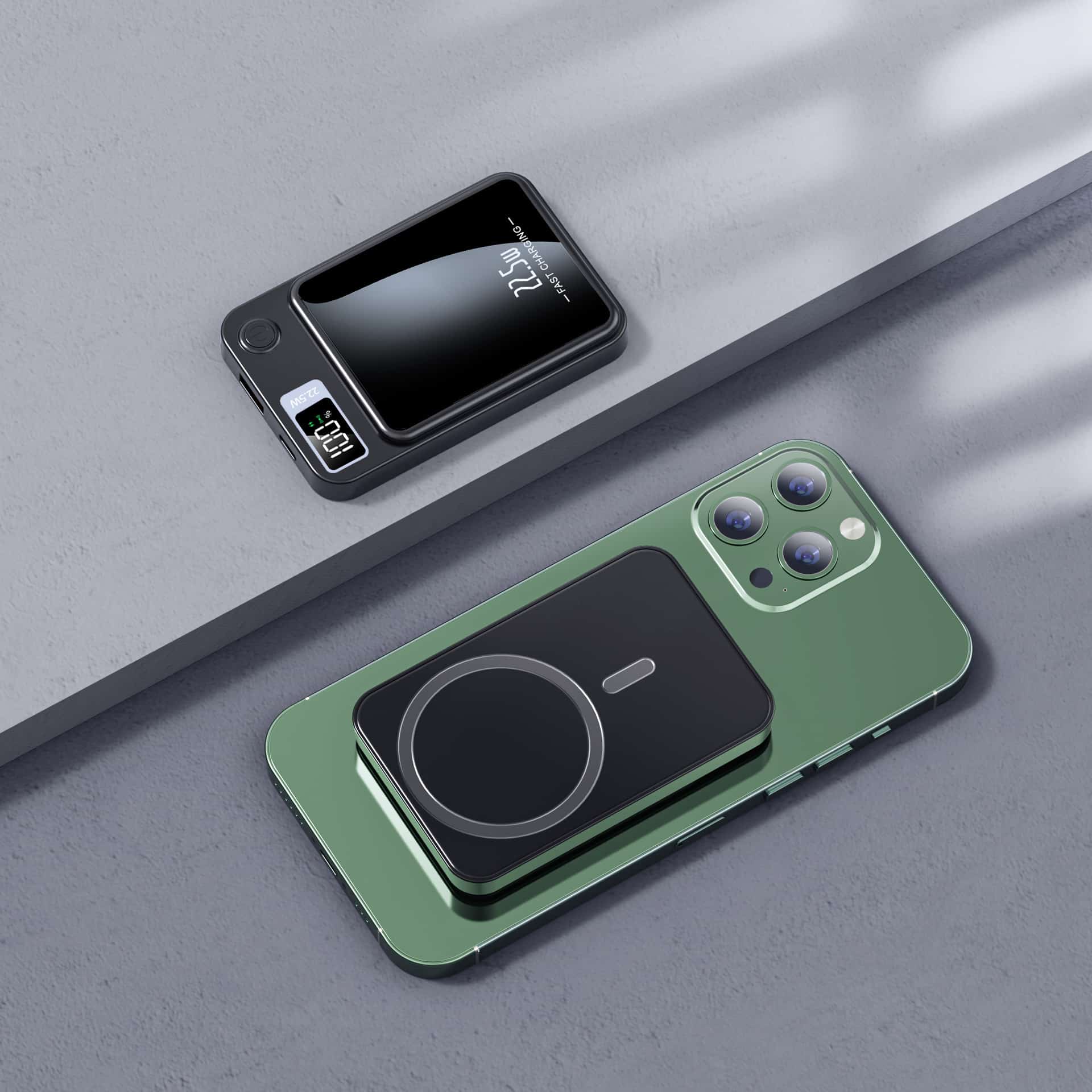 Ultra-Slim Magnetic Wireless Power Bank - 图片 3