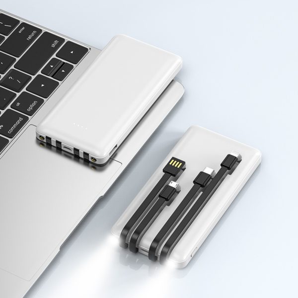 Self-contained 4-wire Fast-charging Power Bank 20,000mAh - 图片 3