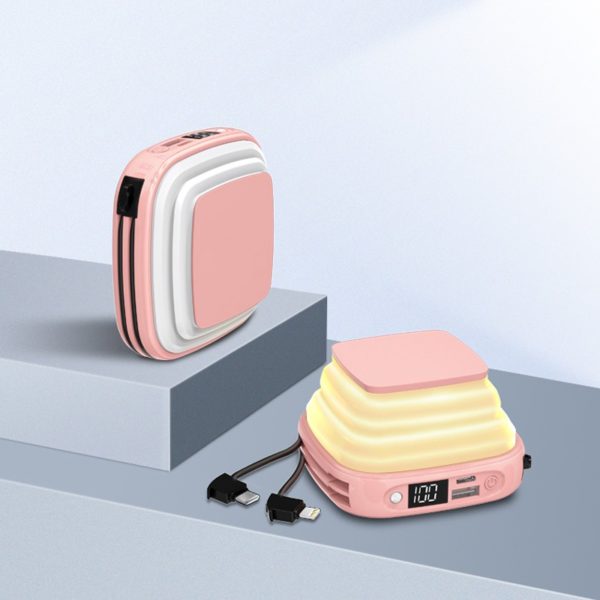 Night Light High Capacity Self-Corded Power Bank 10,000mAh - 图片 3