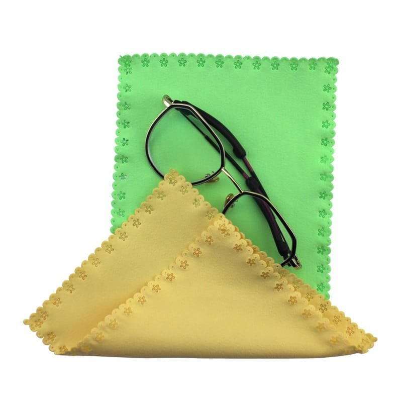 Double-sided Velvet Lace Eyeglass Cloth - 图片 3