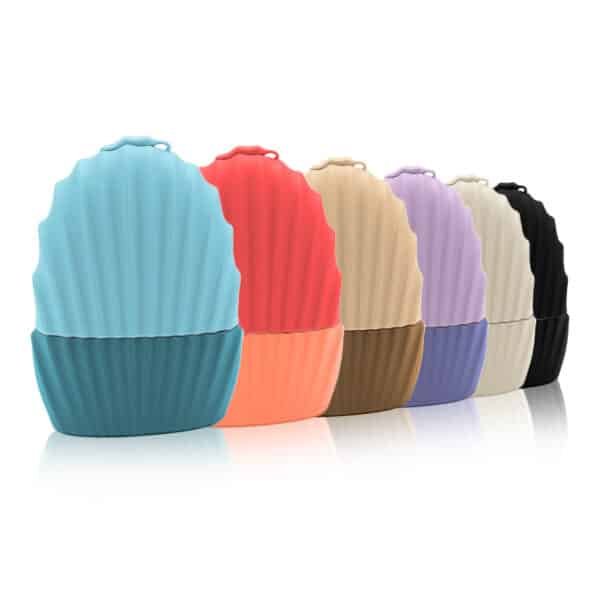 Shell-Shaped Silicone Facial Ice Mold for Soothing and Beauty - 图片 3