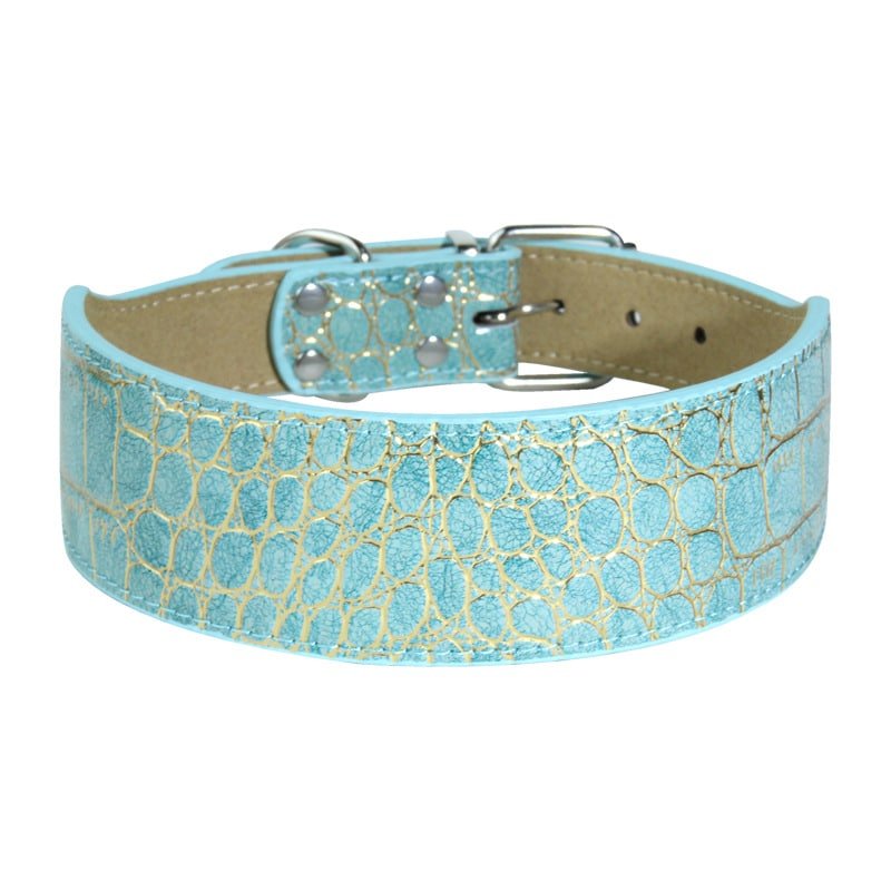 Large Dog Crocodile Pattern Pet Collar - 图片 3