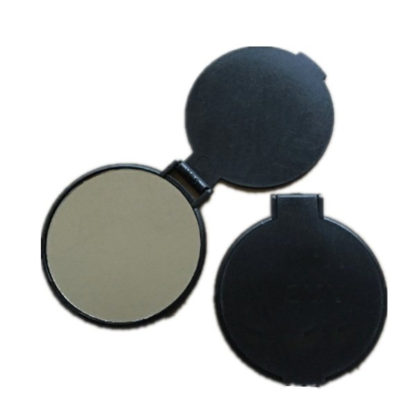 Plastic Round Compact Mirror - 图片 3