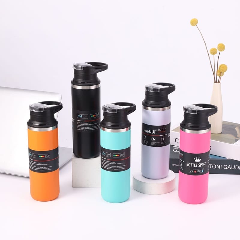 Double Layer Vacuum 304 Stainless Steel Insulated Bottle 17OZ - 图片 3