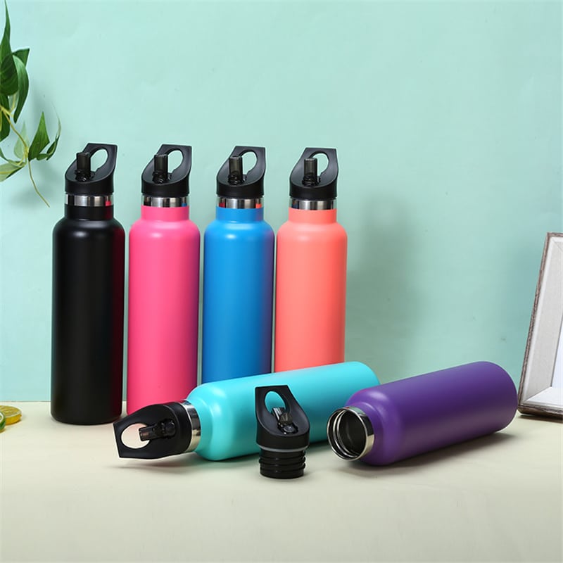 Multiple Color Insulated Stainless Steel Water Bottle 21 OZ - 图片 3
