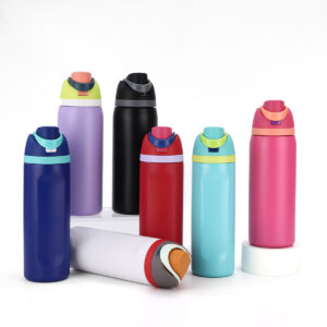 Food Grade Silicone Curly Folding Bottle 18OZ - 图片 3