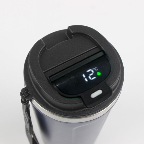 Digital Display Non-Tip Insulated Cup - Image 3