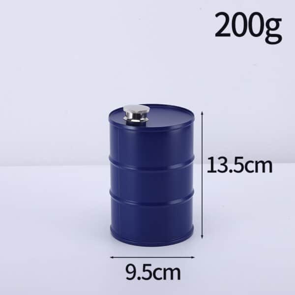 Large Capacity 26oz Oil Drum Shaped Stainless Steel Bottle - Image 3