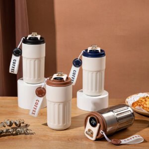 Stainless Steel Tumbler with Silicone Carrying Strap - 图片 3