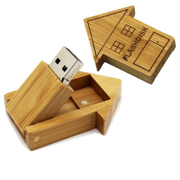 Wooden House USB Flash Drive - 图片 3