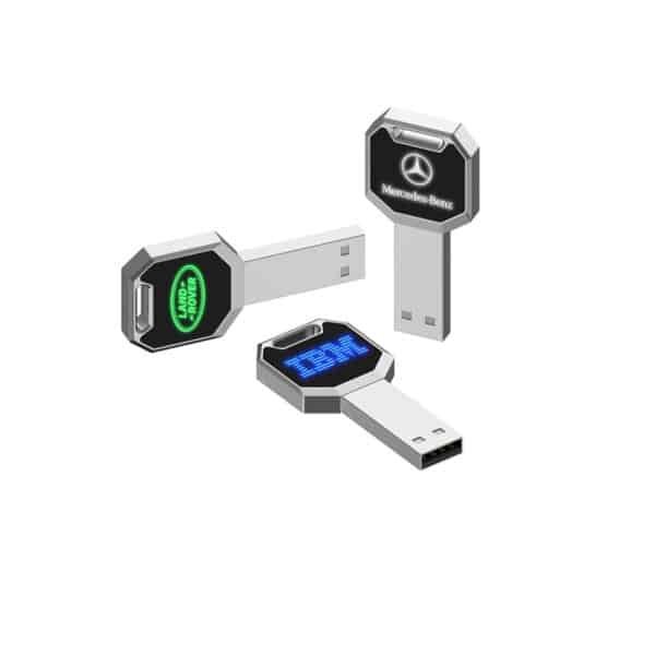 Key Shape LED USB Flash Drive - Image 3