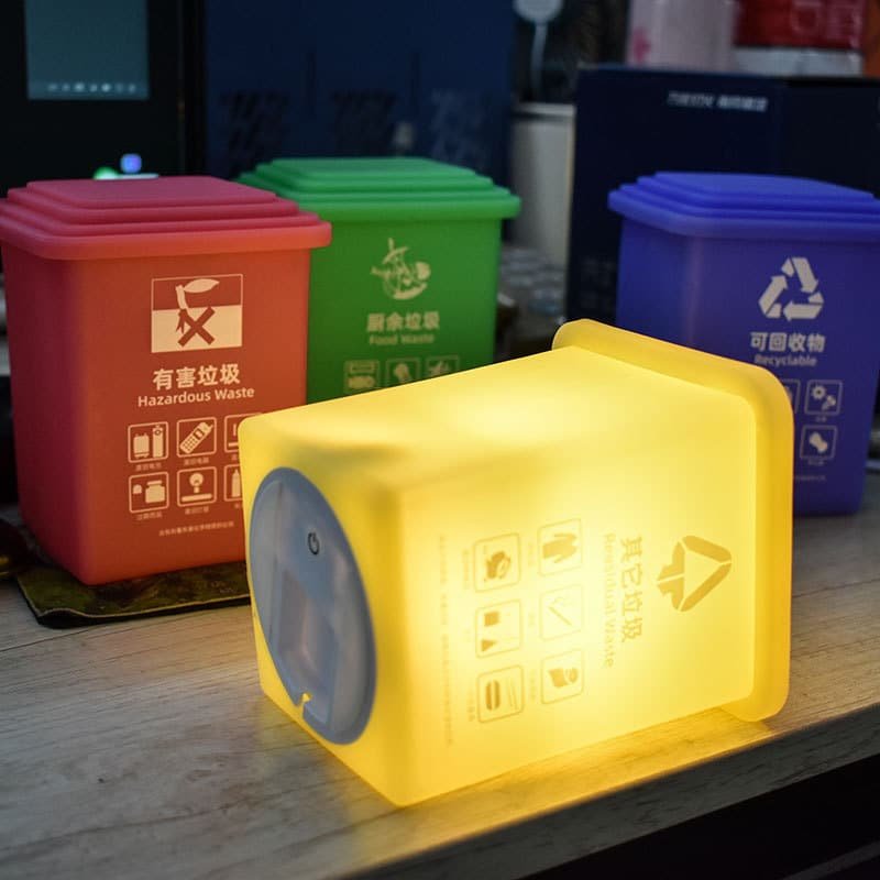Garbage Can Shaped Pat Lamp - Image 3