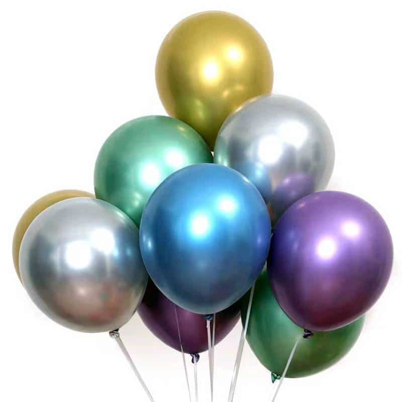 Metallic Latex Balloons - 图片 3