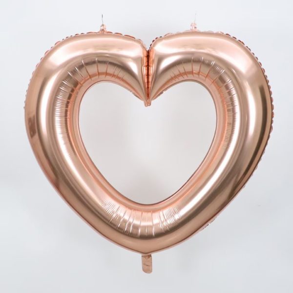 Multicolor Heart Loop Shaped Aluminum Foil Balloon for Party - 图片 3