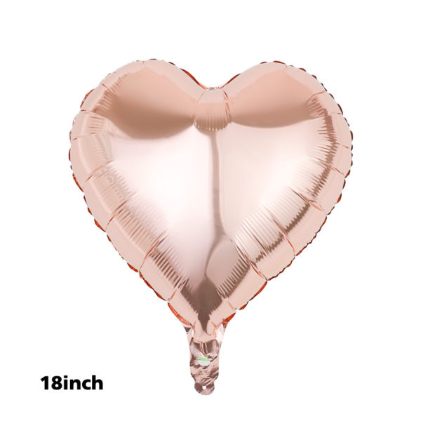 Multicolor Heart Shaped 18 inches Aluminum Foil Balloon - 图片 3
