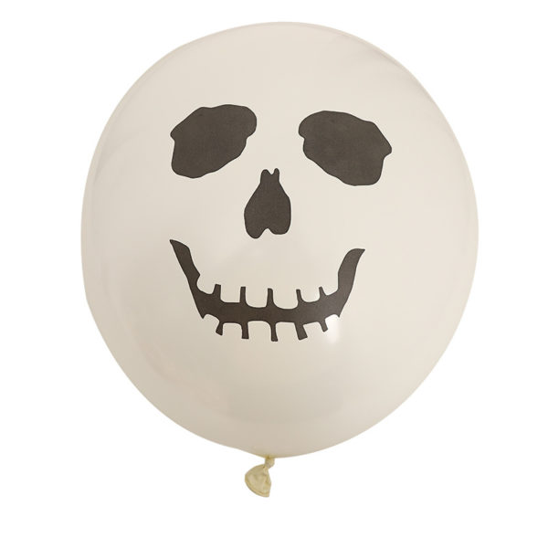 Off White 12 inches Halloween Bat Balloons Ghost Balloons for Party - 图片 3