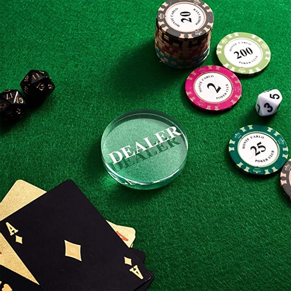 Crystal Dealer POKER CHIPS with Logo - 图片 3