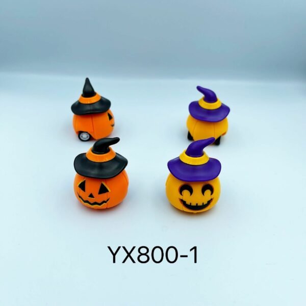 Halloween Pumpkin Pull-Back Toy - 图片 3