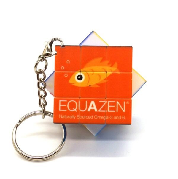 Mini Cube Puzzle With Keychain - Image 3