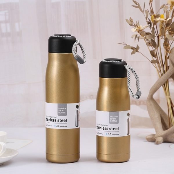 Double Layer Car Tumbler with Carrying Strap - 图片 3