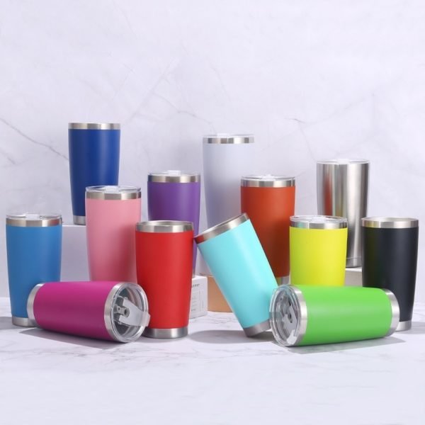 20oz Stainless Steel Car Travel Tumblers Bottle - 图片 3