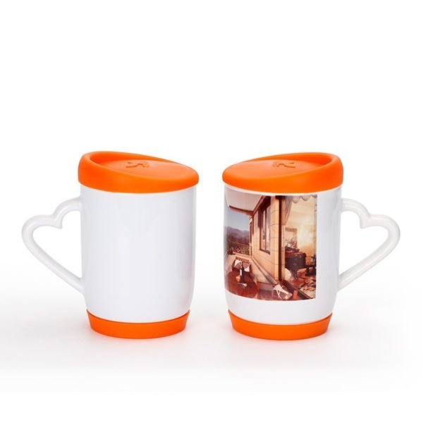 Ceramic Mug with Silicone Lid-12oz - Image 3